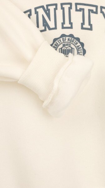 Купити Худі для хлопчика Aura Style 1071 92 см Молочний Артикул: 2000999328503 Фото №3