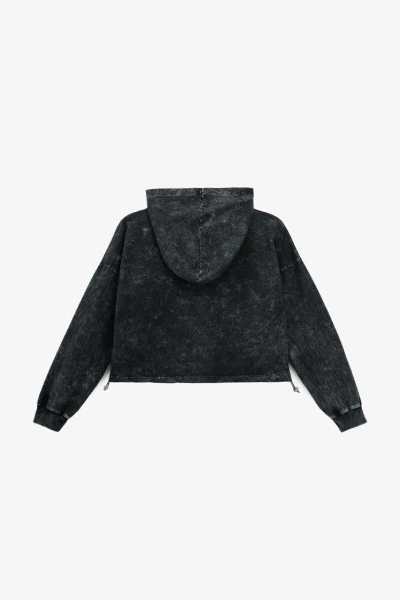 Купить Худи однотонный для девочки Benini 251034 158 см Графитовый Артикул: 2000990934451 Фото №2