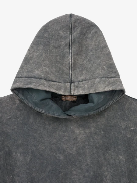 Купить Худи однотонный женский GENUA G01138-0008 S Графитовый Артикул: 2000999633133 Фото №2