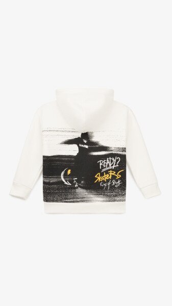 Купить Худи с принтом для девочки First Kids M-193 116 см Молочный Артикул: 2000999198748 Фото №4