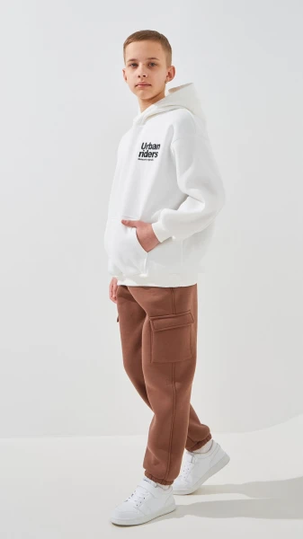Купити Худі з принтом для хлопчика LAWA P-BB02331 152 см Молочний Артикул: 2000999403156 Фото №4