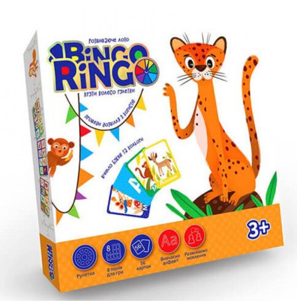 Купити Настільна гра "Bingo Ringo" Danko Toys Різнокольоровий Артикул: 2000989066590 Фото №1