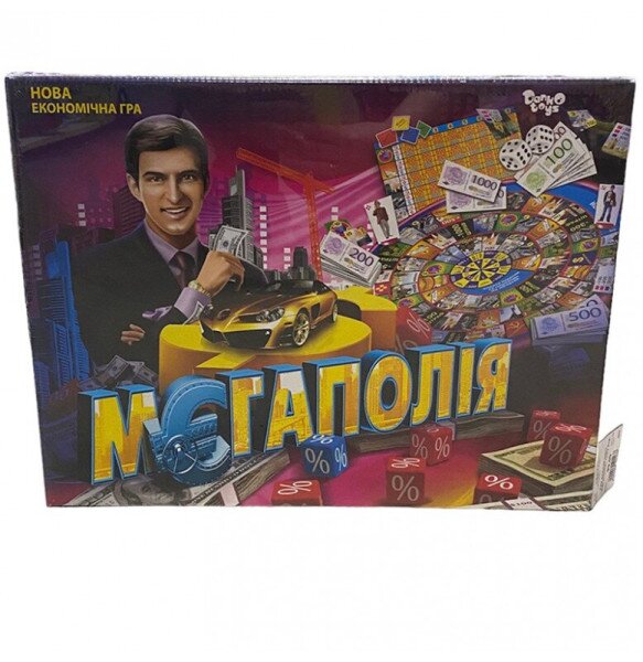 Купити Настільна гра "Мегаполія" Danko Toys DTG6 Різнокольоровий Артикул: 2000901303840 Фото №1