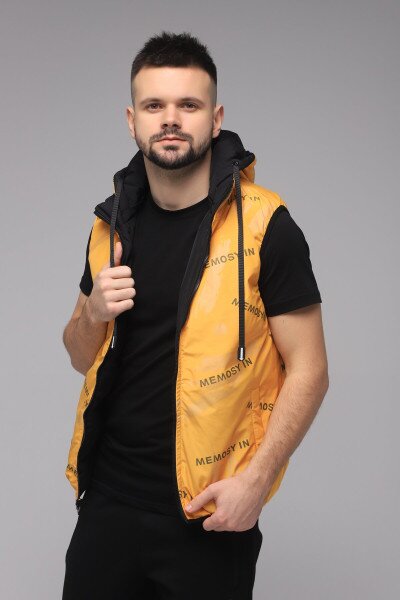 Жилет двосторонній чоловічий Remain 33043-2082 XL Чорний (2000989403142D)