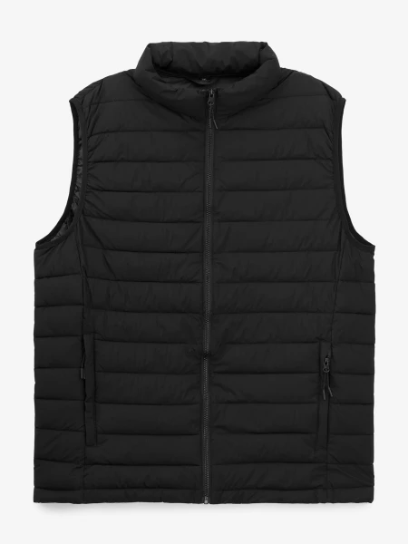 Купить Жилет однотонный мужской GENUA G01201-0002 S Черный Артикул: 2000999395307 Фото №1
