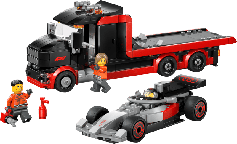 Купити Конструктор "Вантажівка для демонстрації F1" LEGO 60493 Різнокольоровий Артикул: 5702018056844 Фото повноекранне №2