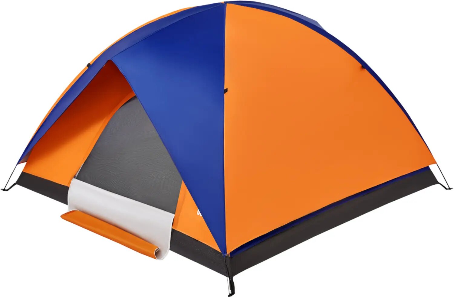 Купити Намет тримісний туристичний Skif Outdoor Adventure II 389.00.88 200х200 см Помаранчево-блакитний Артикул: 4820242924003 Фото повноекранне №2