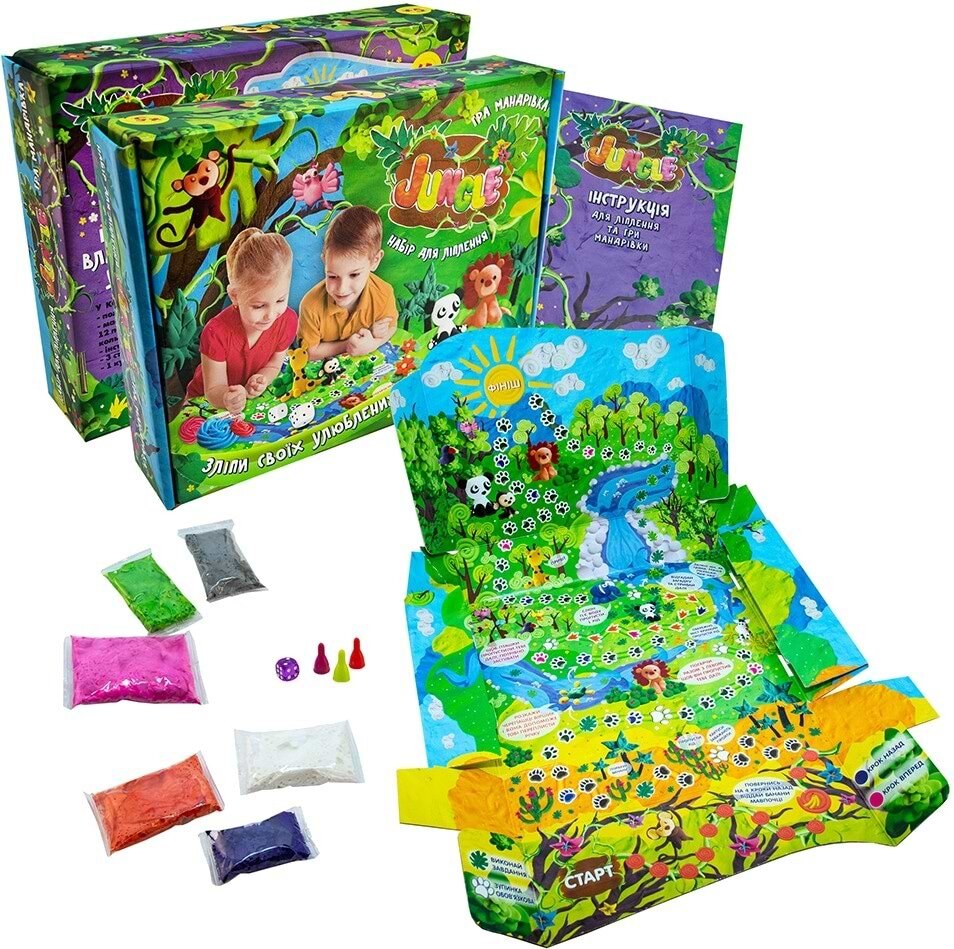 Набір для ліплення &quot;Jungle&quot; 71409 Різнокольоровий  Фото №1