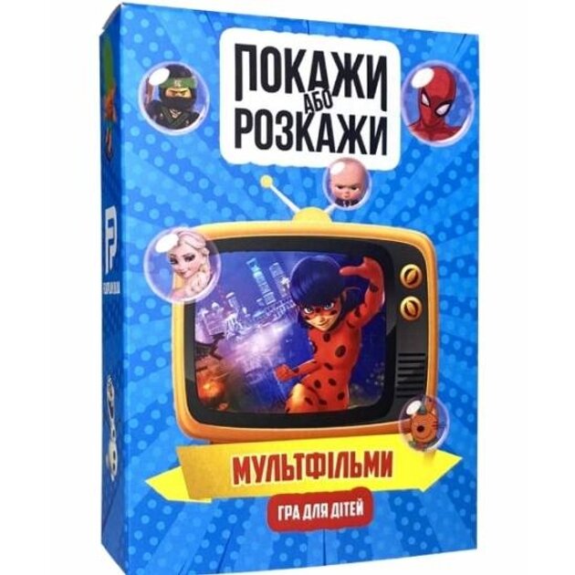 Настільна гра &quot;Покажи або розкажи. Мультфільми&quot; Flixplay
