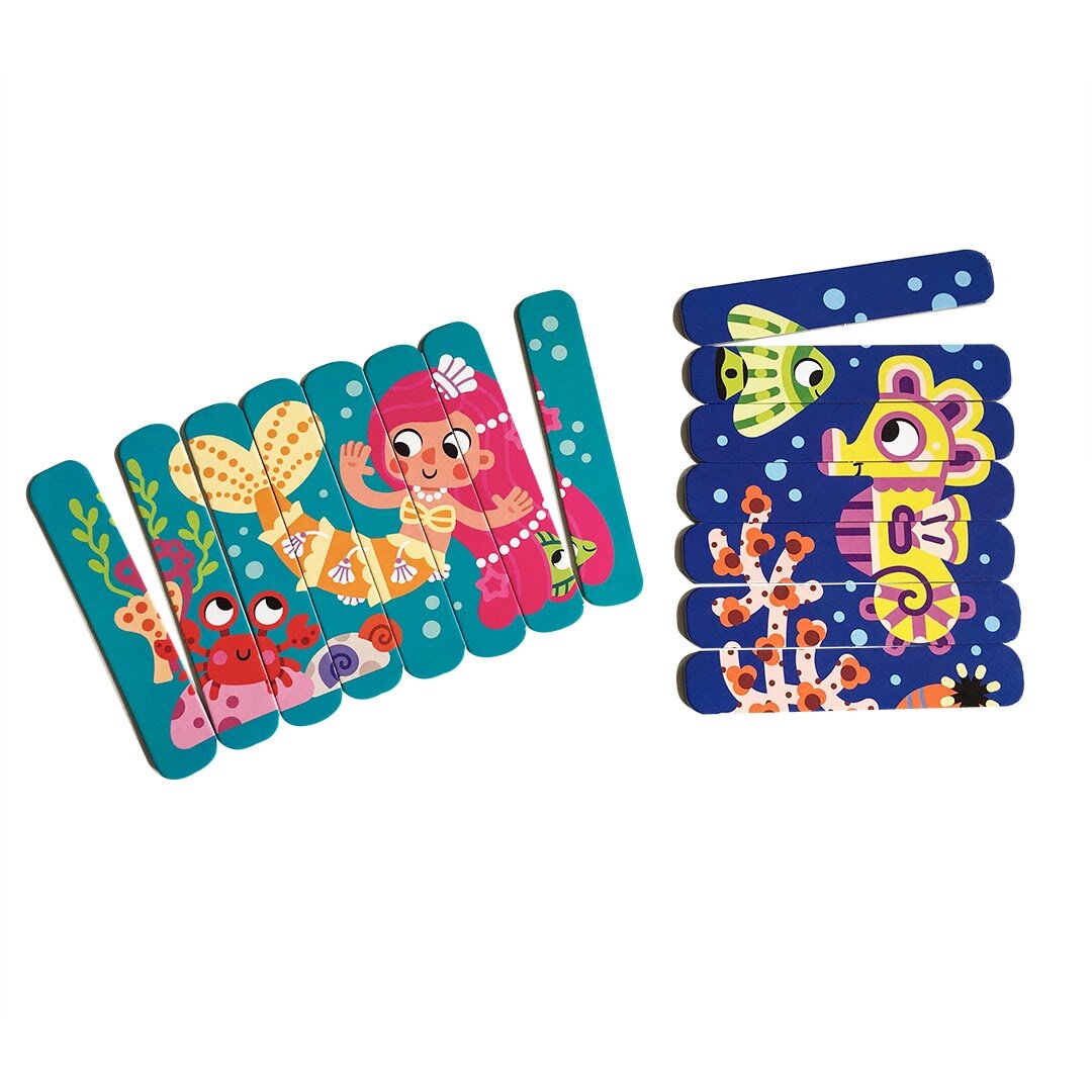 Пазлы-палочки «Sea» Vladi Toys RK1090-03 (5903858960319)  Фото №1