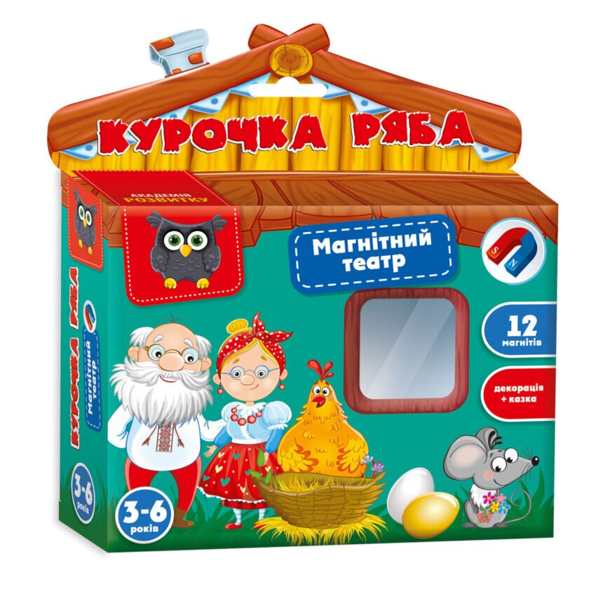 Игра настольная Магнитный театр &quot;Курочка Ряба&quot; Vladi Toys VT3206-31  Фото №0