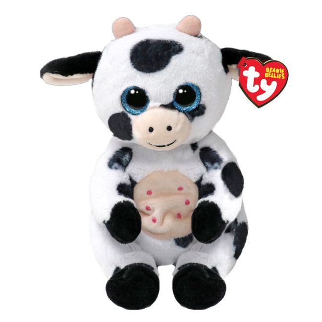 М&#039;яка іграшка TY BEANIE BELLIES Корова &quot;COW&quot; 41287 Різнокольоровий