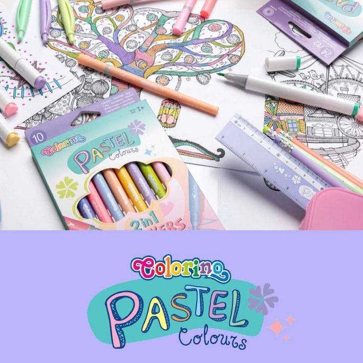Пластилін 6 кольорів PASTEL COLORINO Malevaro 84972PTR (5907620184972)(SC)  Фото №1