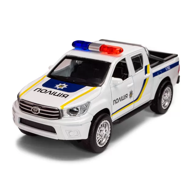 Купити Автомодель TOYOTA HILUX Поліція KIDDISVIT KM250426 Різнокольоровий Артикул: 6974465202511 Фото повноекранне №1