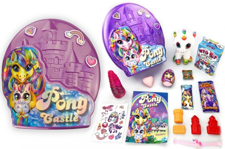 Креативна творчість &quot;Pony Castle&quot; Danko Toys BPS-01-01U (2000989361350)  Фото №3