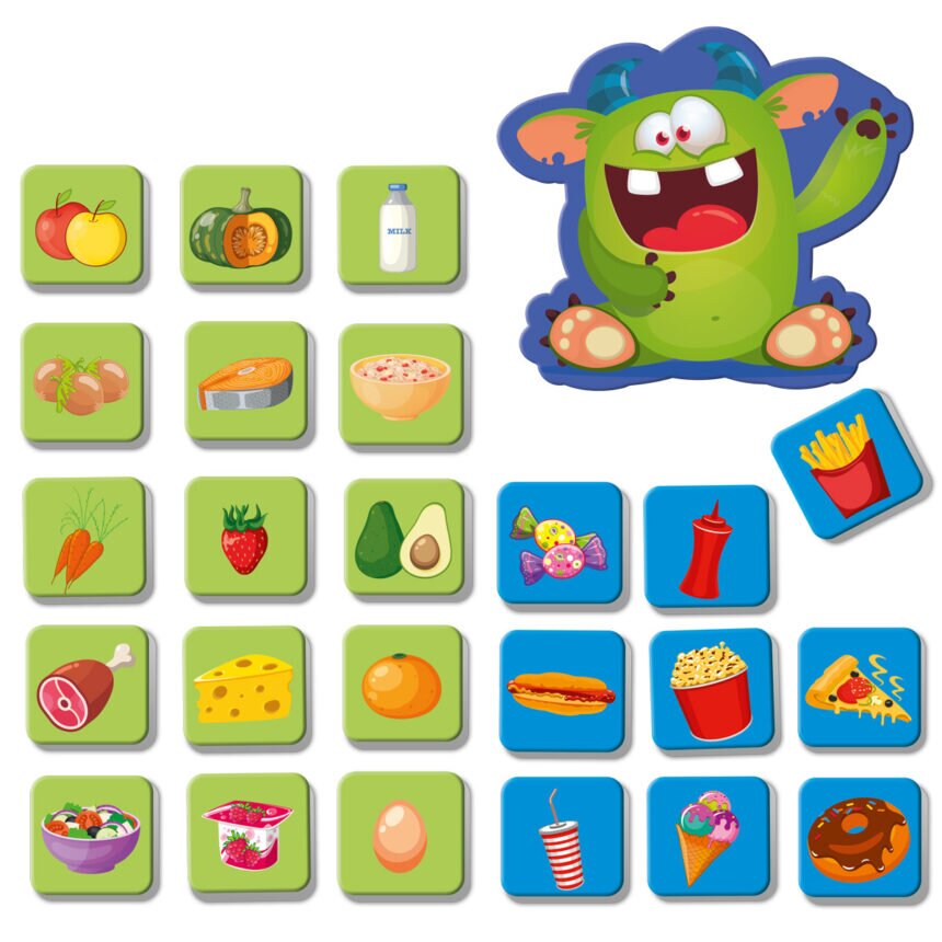 Купити Гра розвиваюча магнітна "Смачне чи корисне? Vladi Toys VT5900-06 Артикул: 4820234766918 Фото повноекранне №2