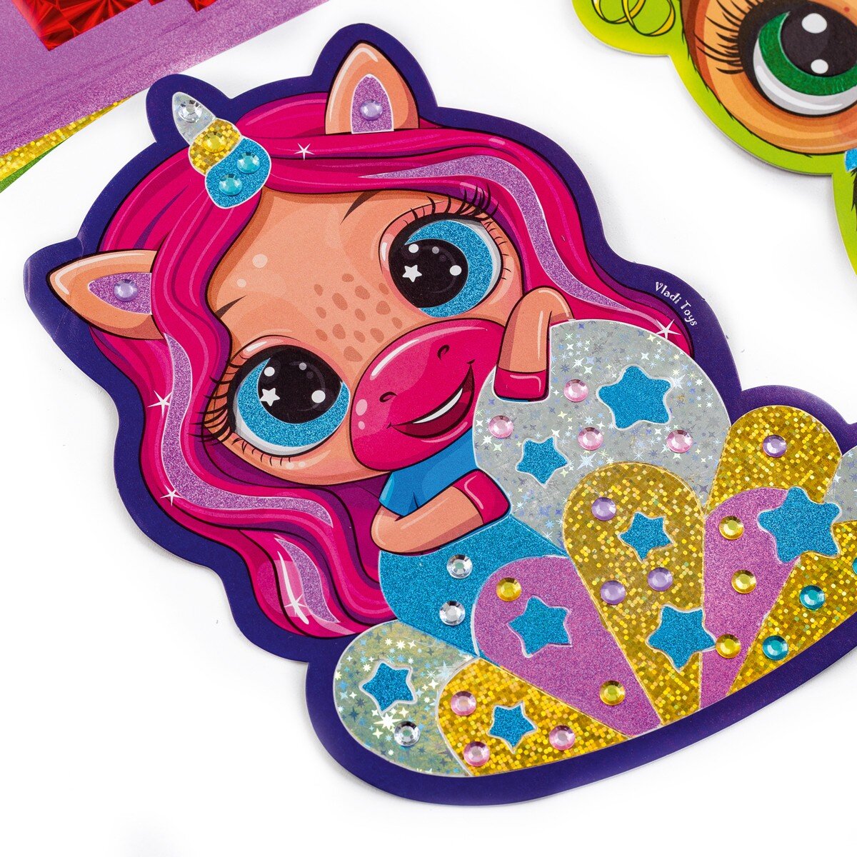 Набор для творчества Foil Art. Очаровательные животные Vladi Toys VT4433-10  Фото №1