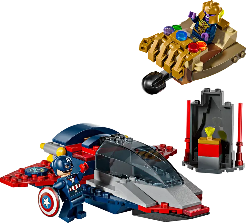 Купити Конструктор LEGO Капітан Америка проти Таноса 76319 107 ел. Різнокольоровий Артикул: 5702017817910 Фото повноекранне №1