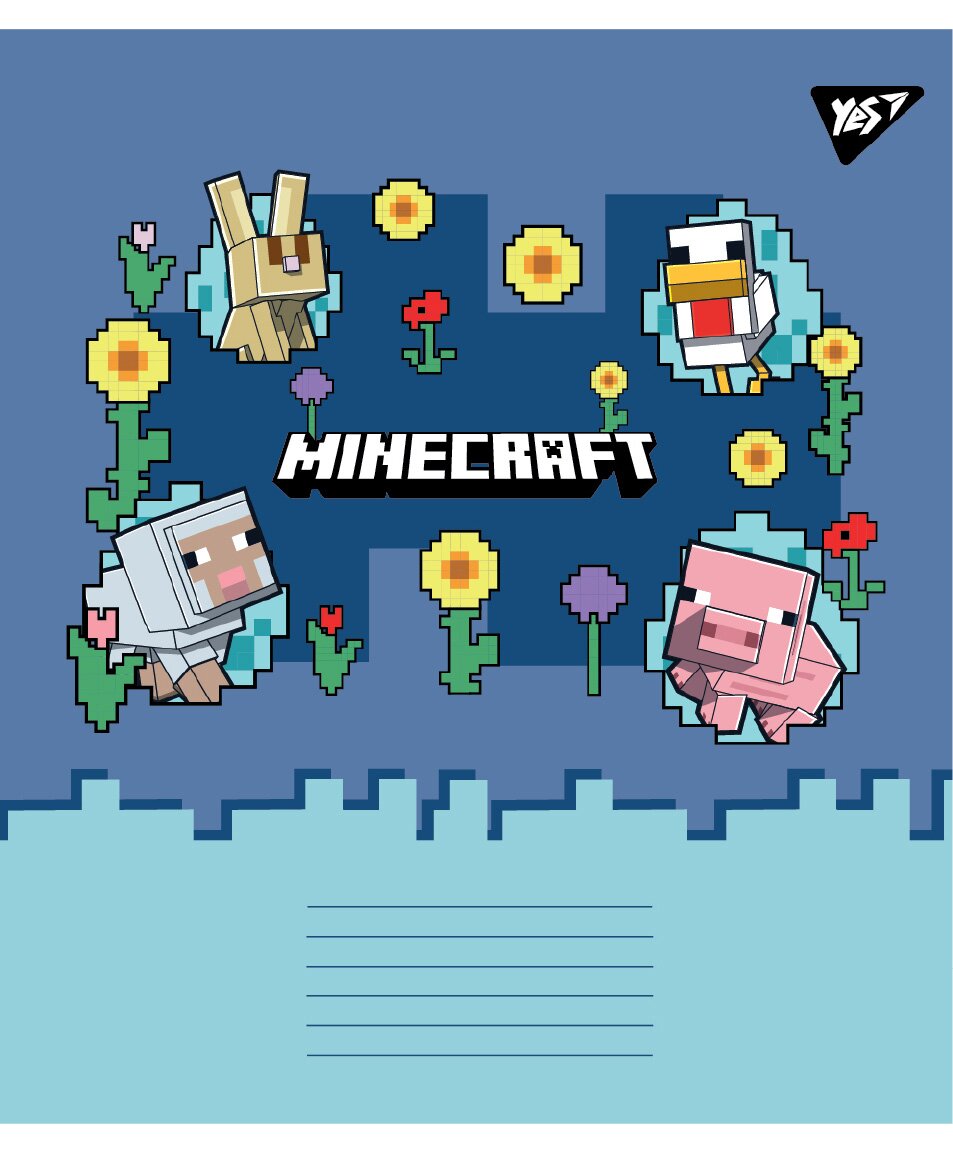 Зошит учнівський &quot;Minecraft Spring&quot; YES 767590 12 аркушів  Фото №1