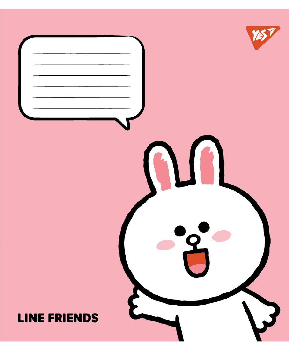 Зошит учнівський &quot;Line Friends Stylish&quot; YES 767647 12 аркушів  Фото №2