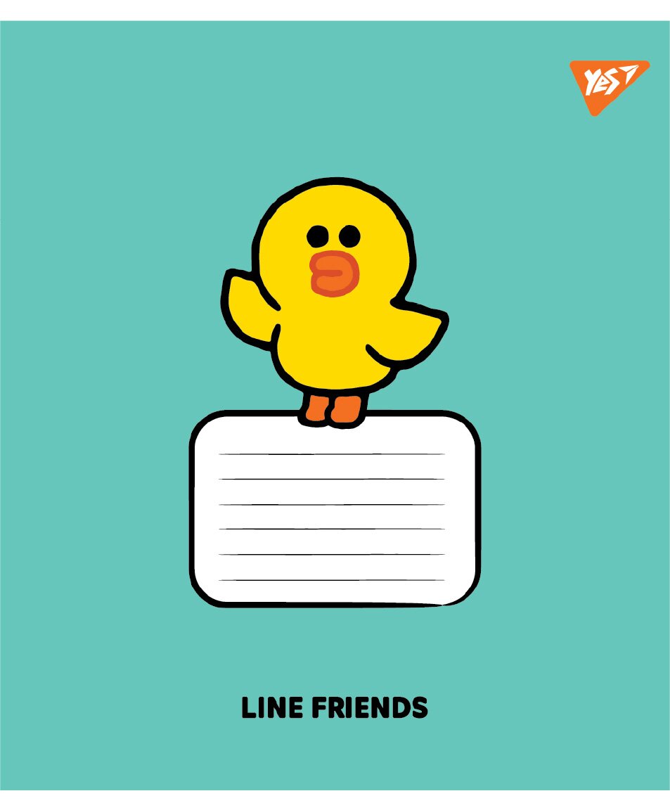 Зошит учнівський &quot;Line Friends Stylish&quot; YES 767647 12 аркушів  Фото №5