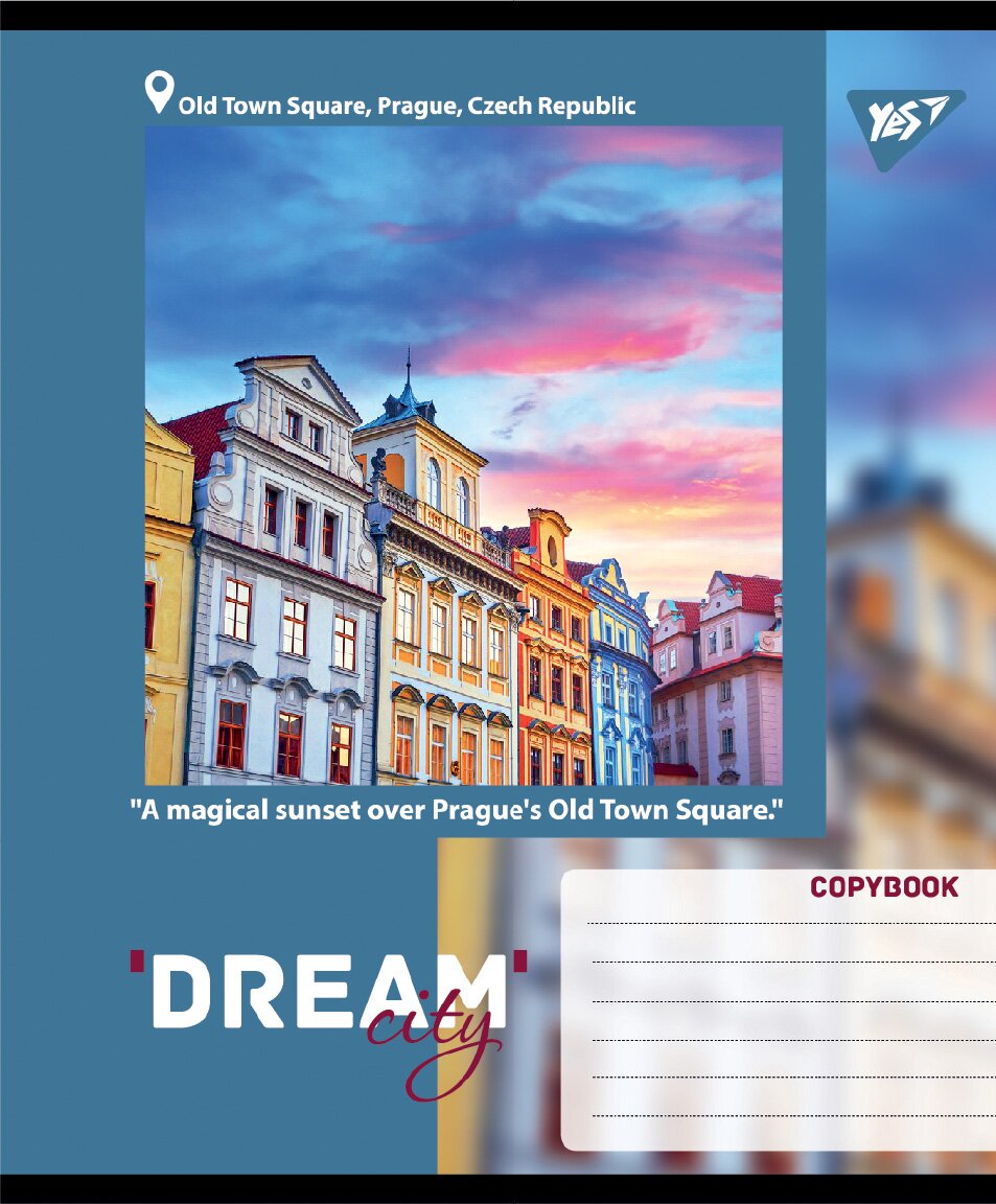 Зошит учнівський &quot;Dream City&quot; YES 767705 60 арк. Різнокольоровий  Фото №2