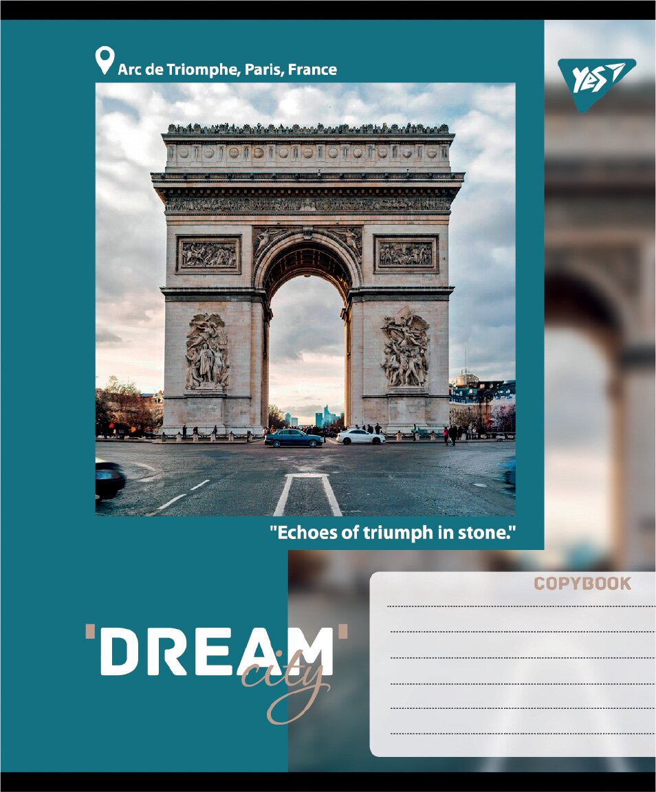 Зошит учнівський &quot;Dream City&quot; YES 767705 60 арк. Різнокольоровий  Фото №4