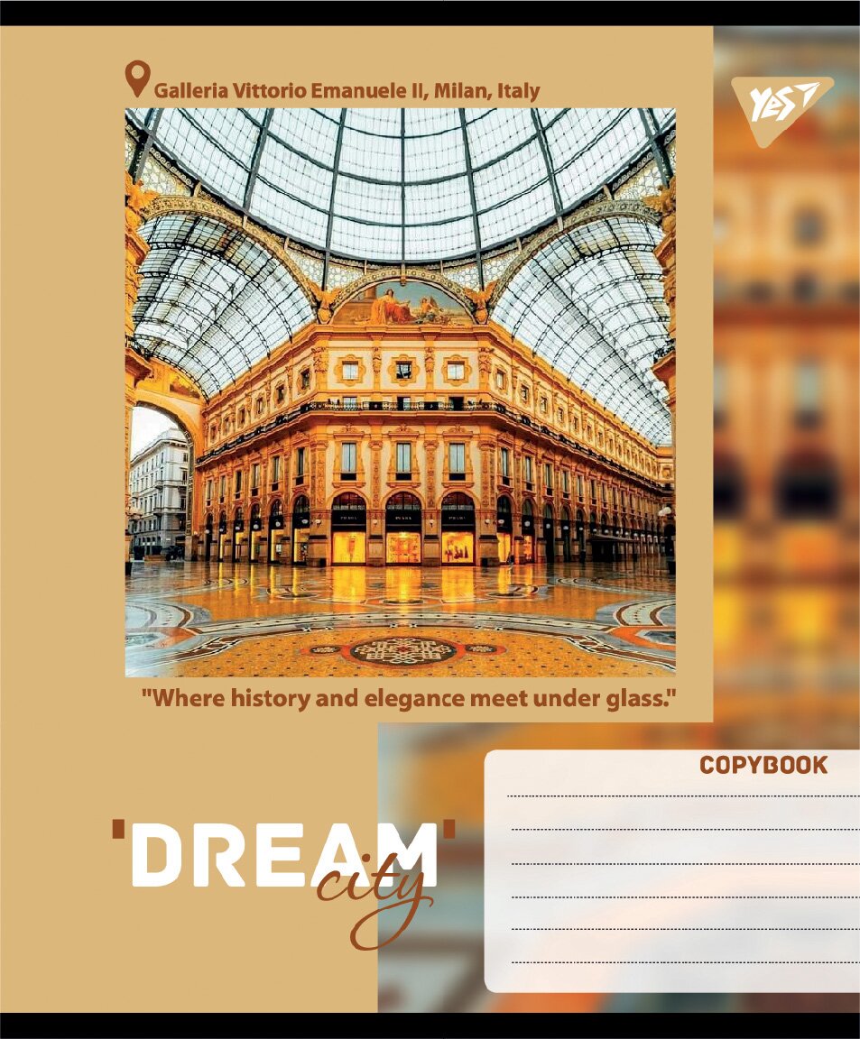 Зошит учнівський &quot;Dream City&quot; YES 767705 60 арк. Різнокольоровий  Фото №5