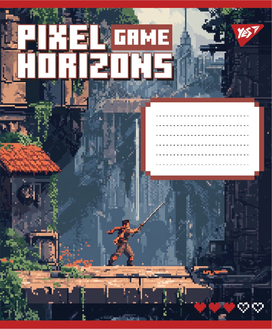 Зошит учнівський &quot;Pixel game&quot; YES 767776 12 аркушів  Фото №4