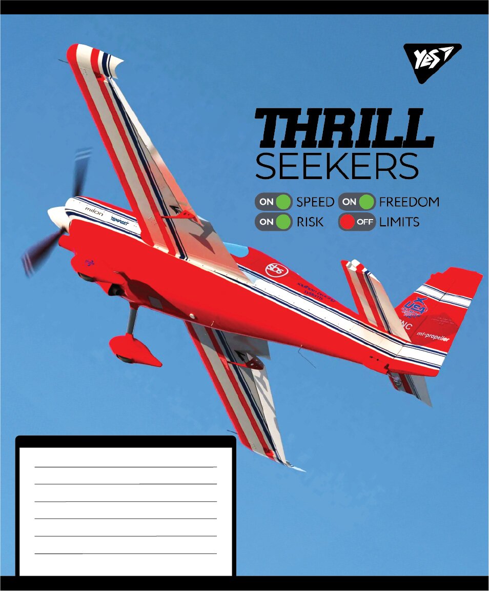Зошит учнівський &quot;Thrill Seekers&quot; YES 767788 48 арк. Різнокольоровий  Фото №3