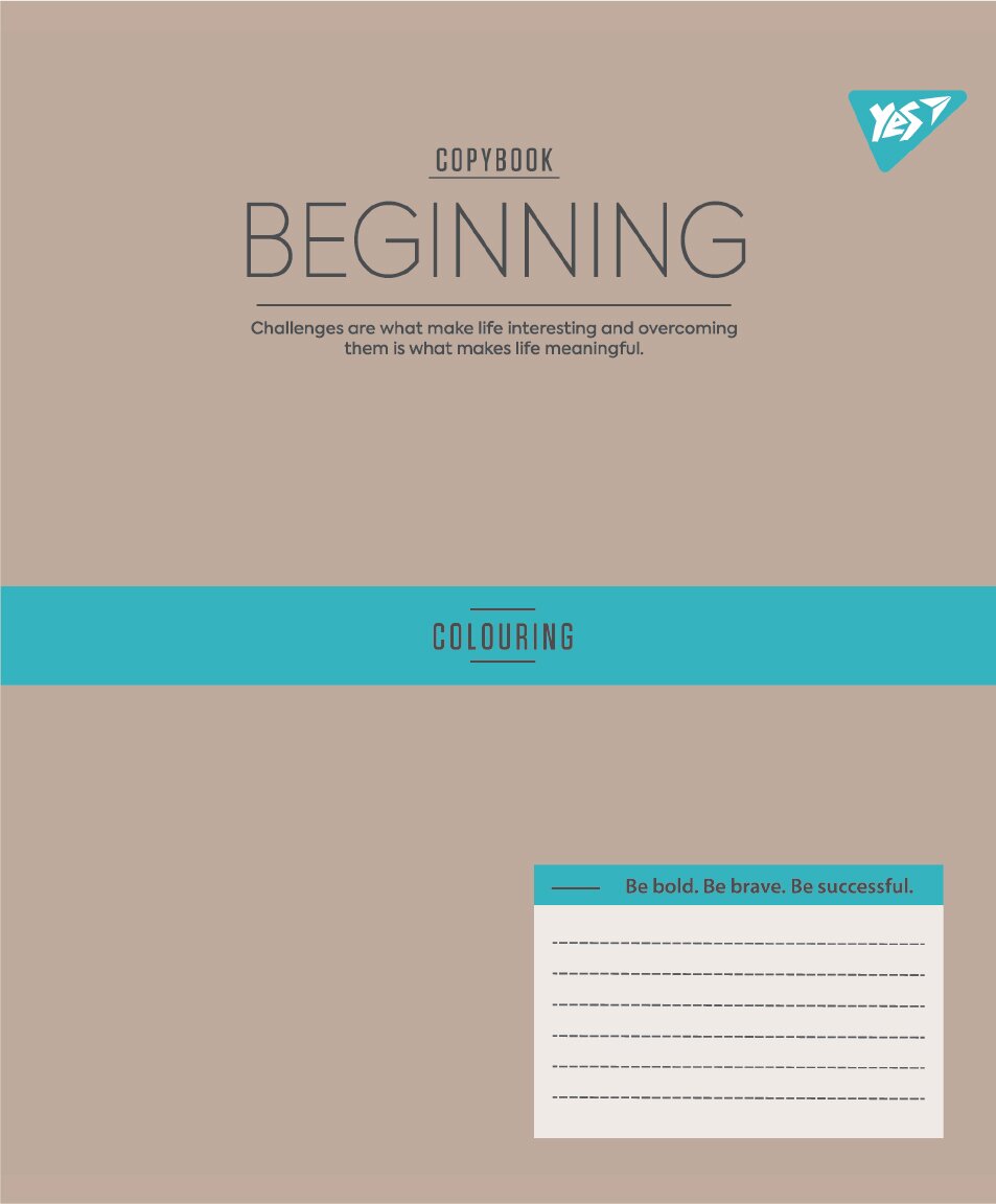 Тетрадь ученическая «Beginning» YES 767866 12 листов  Фото №2