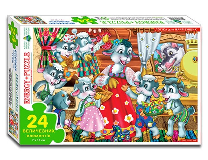 Игра-пазл &quot;Семеро козлят&quot; 2128 24 элемента