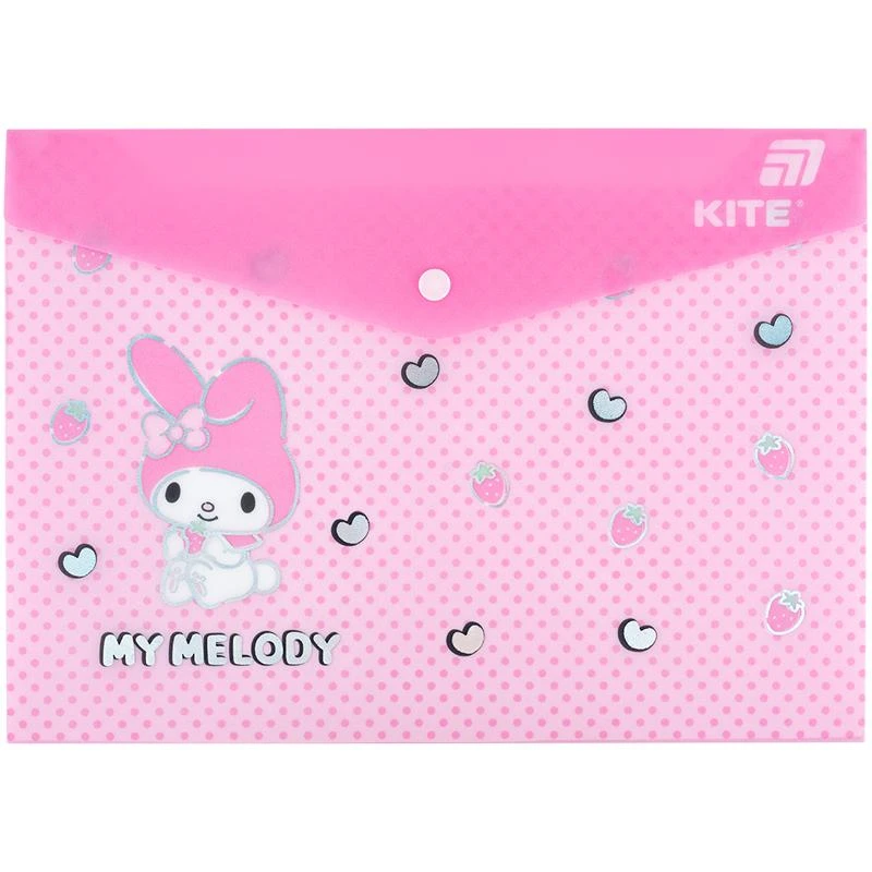 Купити Папка на кнопці My Melody Kite HK25-244-3 Різнокольоровий Артикул: 4063276323590 Фото повноекранне №1