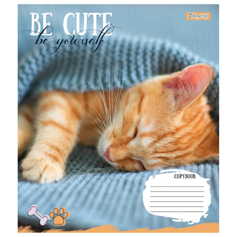 Зошит учнівський &quot;Be cute&quot; 1В 766941 12 арк. Різнокольоровий  Фото №1