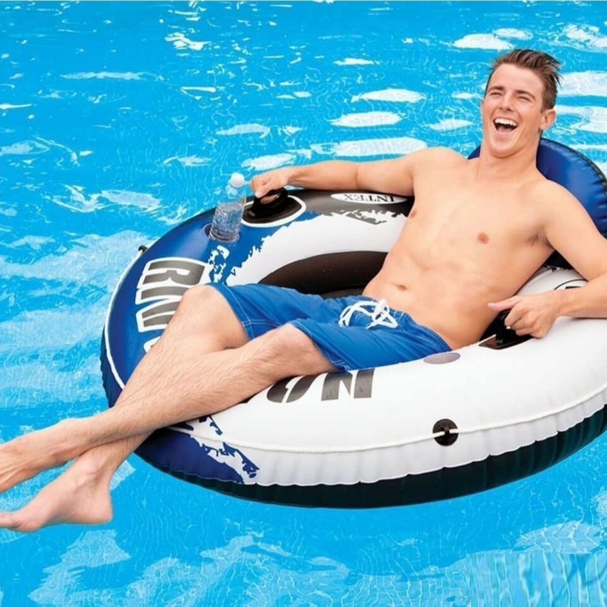 Надувне крісло River Run, серія Sports, Intex 58825, 135 см (2400407361014)  Фото №1