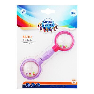 Брязкальце &quot;Штанга&quot;-рожеве 2/606-pin Canpol babies (2000901397351)  Фото №1