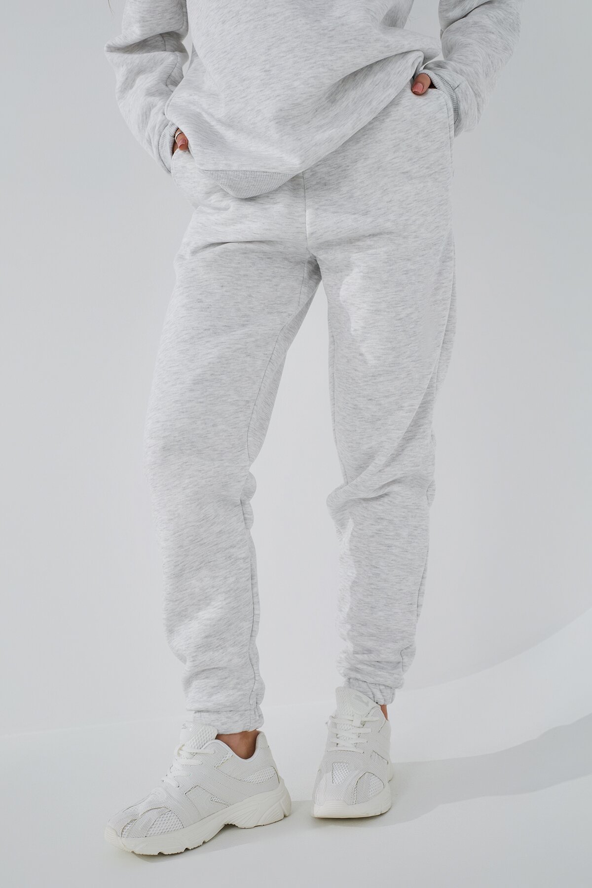 Спортивные штаны женские On me Onme-07 baza S Серый (2000990043252W)  Фото №0