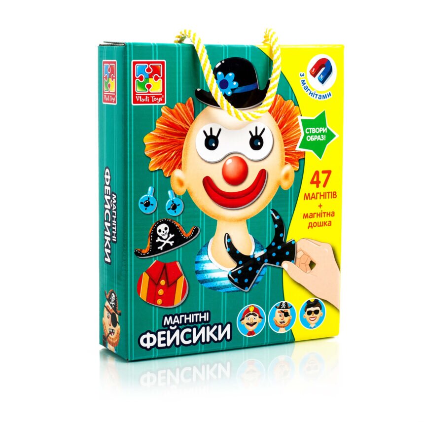 Магнитная игра VLADI TOYS фейсик VT3702-15 (4820195057773)