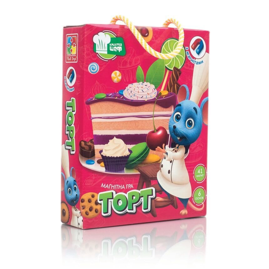 Купити Гра магнітна VLADI TOYS Торт VT3004-01 (4820195053683) Артикул: 4820195053683