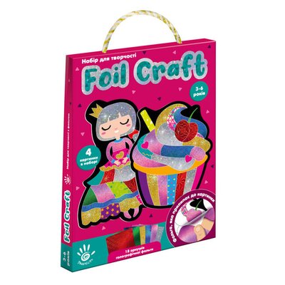 Набір для творчості &quot;Foil Craft. Принцеса&quot; Vladi Toys VT4433-11 (4820234761777)  Фото №0
