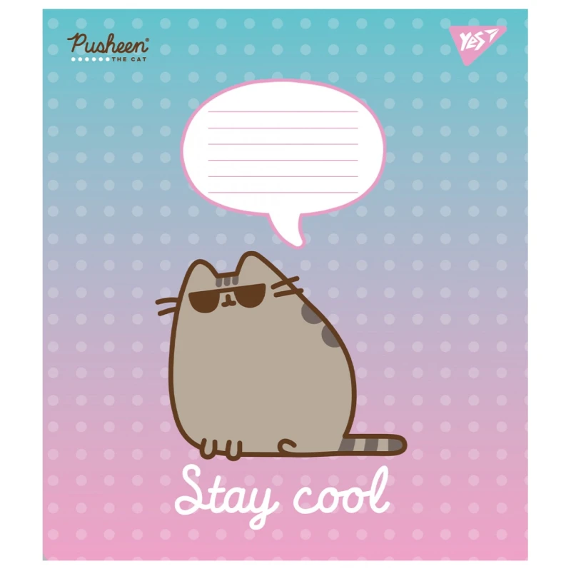 Зошит учнівський &quot;Pusheen&quot; YES 766951 12 арк. Різнокольоровий  Фото №0