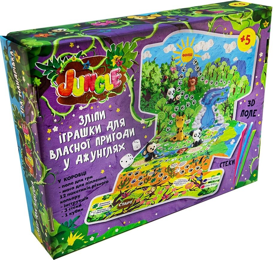 Набір для ліплення &quot;Jungle&quot; 71409 Різнокольоровий  Фото №2