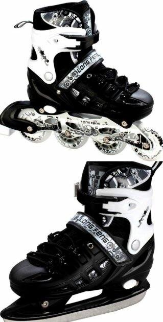 Ролики-коньки Scale Sport 38-41 Черный (2000903105992)  Фото №1