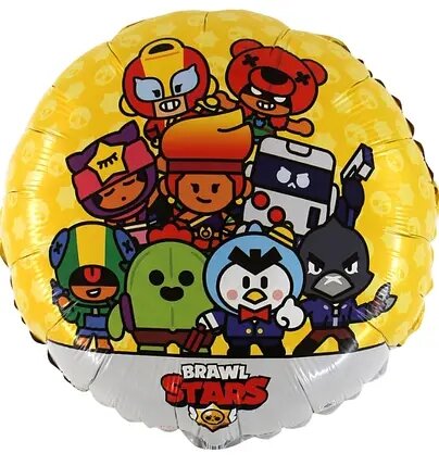 Шарик Brawl Stars 3202-3208 Разноцветный