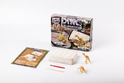 Набор для проведения раскопок &quot;Dino excavation&quot; динозаврики укр. 7513 DEX-01-04,05,06 (2000902339039)  Фото №4