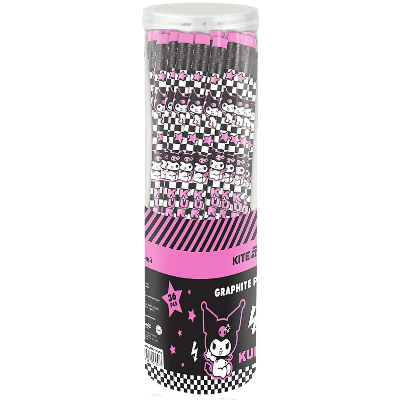 Карандаш чернографитный Kite Kuromi HK25-056-2 Разноцветный  Фото №1
