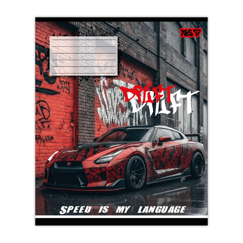 Купити Зошит учнівський "Drift" YES 768882 18 аркушів Різнокольоровий Артикул: 4823133110684 Фото повноекранне №4