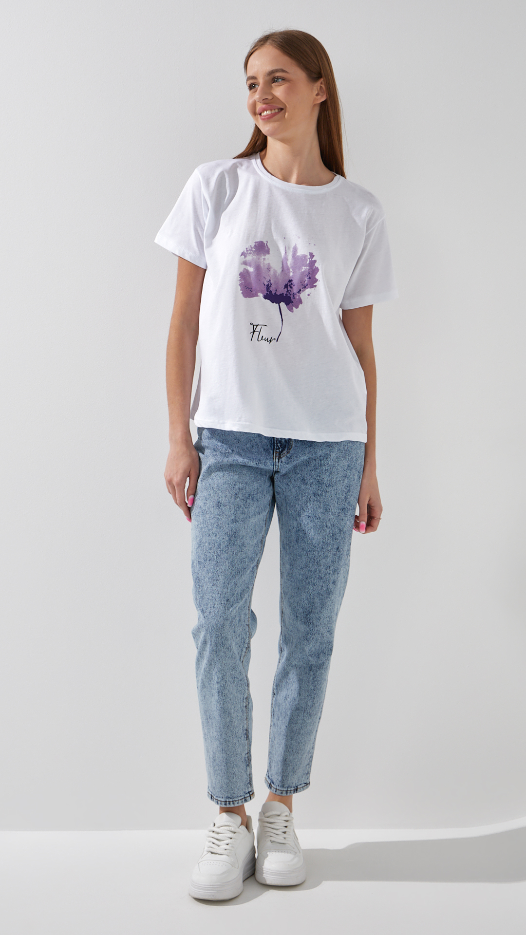 Джинси Mom Fit жіночі On me 4851 38 Синій  Фото №0