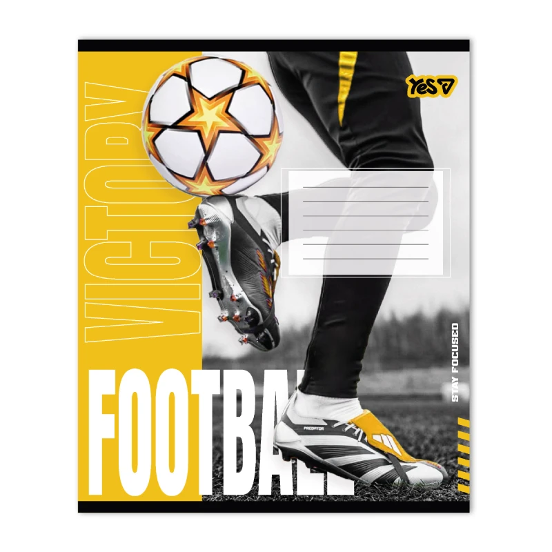 Купити Зошит учнівський "Football energy" YES 768798 24 аркуши Різнокольоровий Артикул: 4823133109640 Фото повноекранне №4