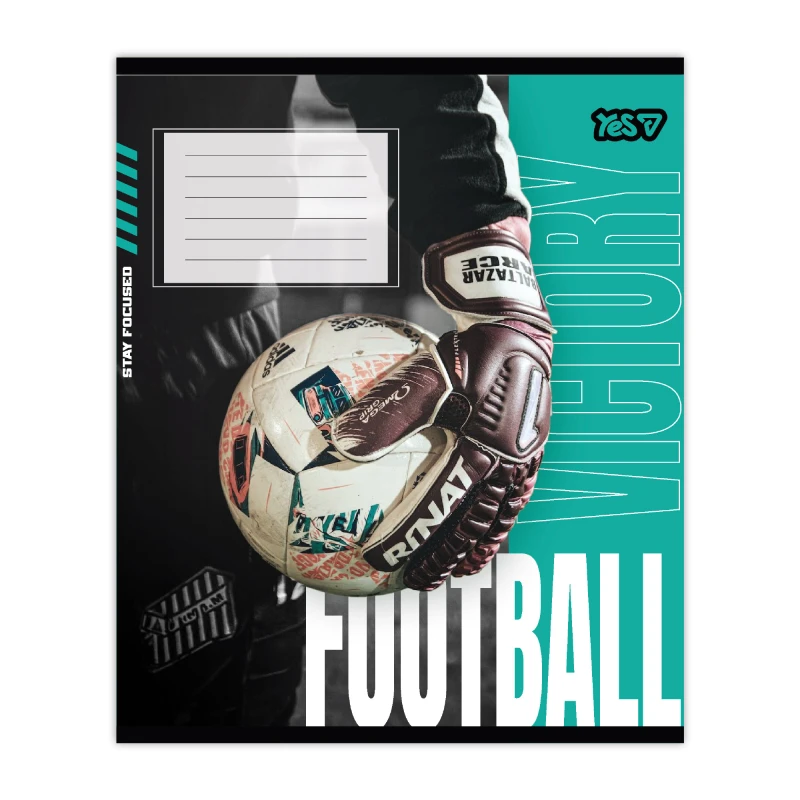 Купити Зошит учнівський "Football energy" YES 768798 24 аркуши Різнокольоровий Артикул: 4823133109640 Фото повноекранне №5